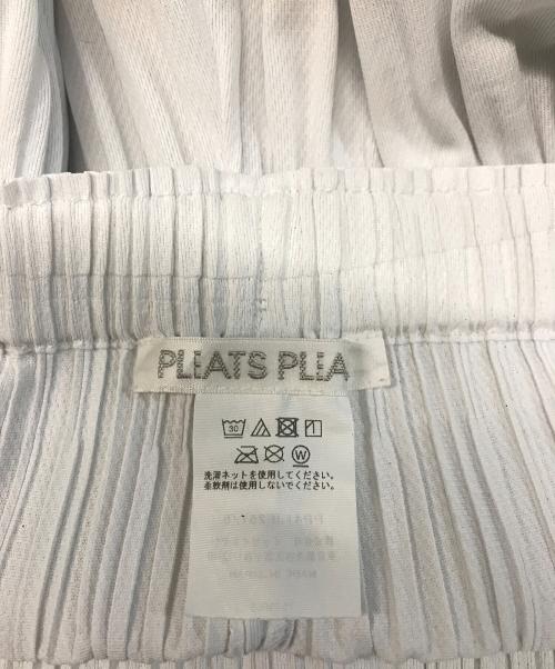 PLEATS PLEASE（プリーツプリーズ）PLEATS PLEASE (プリーツプリーズ) OPAQUE BOTTOMS ホワイト サイズ:5の古着・服飾アイテム