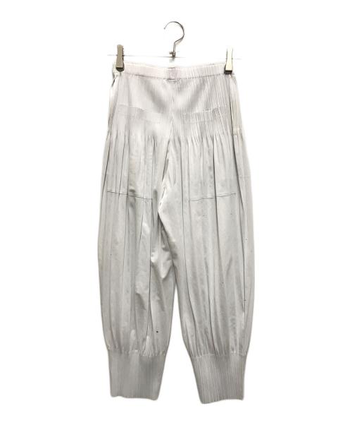 PLEATS PLEASE（プリーツプリーズ）PLEATS PLEASE (プリーツプリーズ) OPAQUE BOTTOMS ホワイト サイズ:5の古着・服飾アイテム