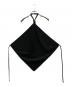 ISSEY MIYAKE（イッセイミヤケ）の古着「UNI-FORM (WOOL) ホルターネックトップ」｜ブラック