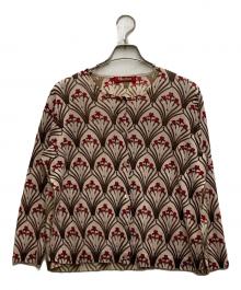 MaxMara（マックスマーラ）の古着「ウールシルクカーディガン」｜ピンク