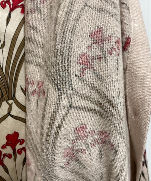 MaxMara（マックスマーラ）MaxMara (マックスマーラ) ウールシルクカーディガン ピンク サイズ:Mの古着・服飾アイテム