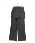 ZARA (ザラ) MAISON SPECIAL (メゾンスペシャル) レイヤードパンツ グレー サイズ:Ｍ：5000円