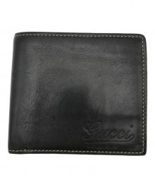 GUCCI（グッチ）の古着「2つ折り財布」｜ブラック