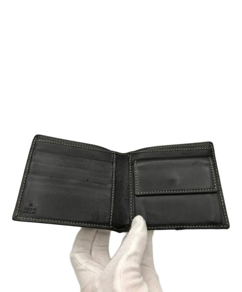 GUCCI（グッチ）GUCCI (グッチ) 2つ折り財布 ブラックの古着・服飾アイテム