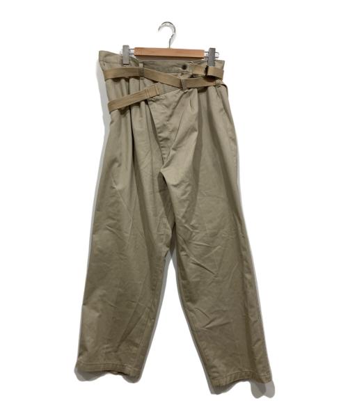 MAISON EUREKA（メゾンエウレカ）MAISON EUREKA (メゾンエウレカ) VINTAGE REWORK CHINOS ベージュ サイズ:Mの古着・服飾アイテム