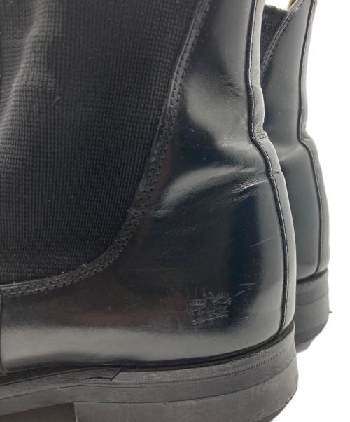 SANDERS（サンダース）SANDERS (サンダース) MILITARY CAP TOE CHELSEA BOOT ブラック サイズ:SIZE 7 1/2の古着・服飾アイテム