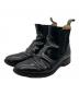SANDERS（サンダース）の古着「MILITARY CAP TOE CHELSEA BOOT」｜ブラック