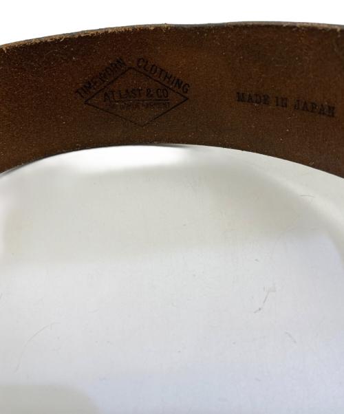 ATLAST & CO（アットラスト）ATLAST & CO (アットラスト) ギャリソンベルト ブラックの古着・服飾アイテム