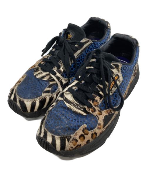 adidas（アディダス）adidas (アディダス) FALCON ファルコン F37016 スニーカー ブラウン×ネイビー サイズ:26.5cmの古着・服飾アイテム