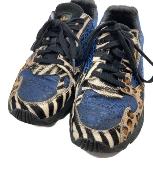 adidas（アディダス）adidas (アディダス) FALCON ファルコン F37016 スニーカー ブラウン×ネイビー サイズ:26.5cmの古着・服飾アイテム