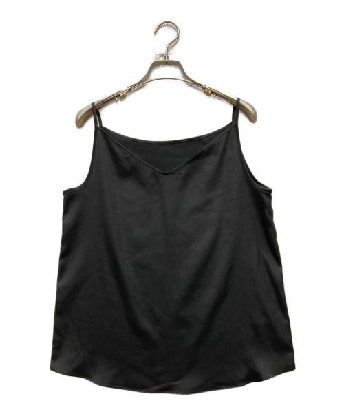 Noble（ノーブル）Noble (ノーブル) メルティサテン2WAYキャミ ブラック サイズ:freeの古着・服飾アイテム