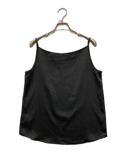 Noble（ノーブル）Noble (ノーブル) メルティサテン2WAYキャミ ブラック サイズ:freeの古着・服飾アイテム