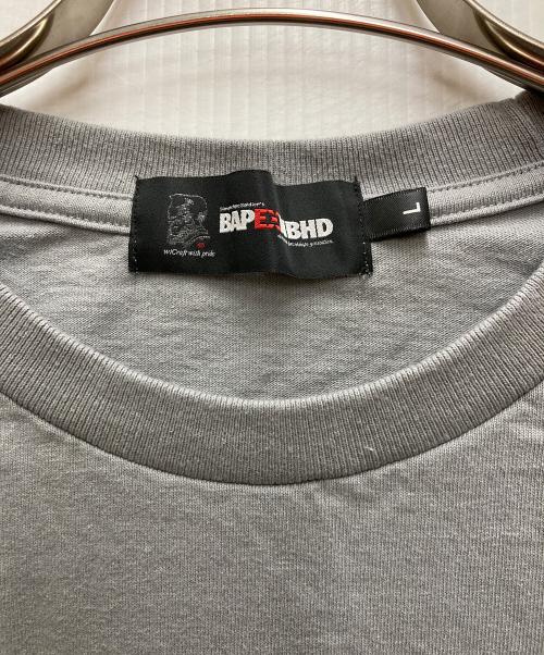 A BATHING APE（アベイシングエイプ）A BATHING APE (アベイシングエイプ) NEIGHBORHOOD (ネイバーフッド) LOGO TEE グレー サイズ:Lの古着・服飾アイテム