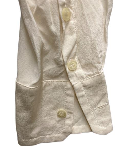 MIU MIU（ミュウミュウ）MIU MIU (ミュウミュウ) シルクシャツ ベージュ サイズ:38の古着・服飾アイテム