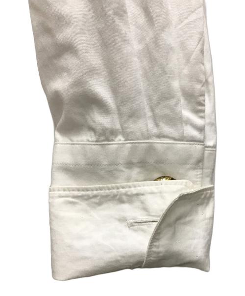 TAO COMME des GARCONS（タオ コムデギャルソン）TAO COMME des GARCONS (タオ コムデギャルソン) 金ボタンレギュラーカラーシャツ ホワイト サイズ:XSの古着・服飾アイテム