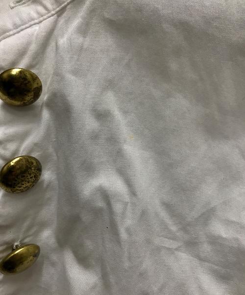 TAO COMME des GARCONS（タオ コムデギャルソン）TAO COMME des GARCONS (タオ コムデギャルソン) 金ボタンレギュラーカラーシャツ ホワイト サイズ:XSの古着・服飾アイテム