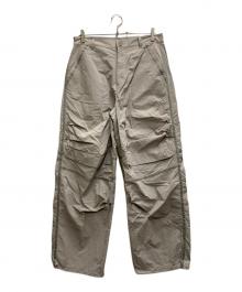 san san gear（サンサンギア）の古着「TAPED BUTTON PANTS」｜グレー