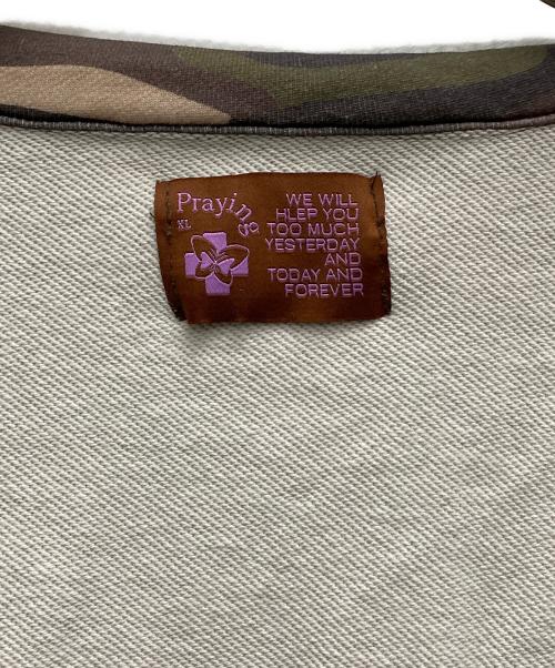 PRAYING（プレイング）PRAYING (プレイング) Shroud 迷彩 ジップフーディ カーキ サイズ:FREEの古着・服飾アイテム