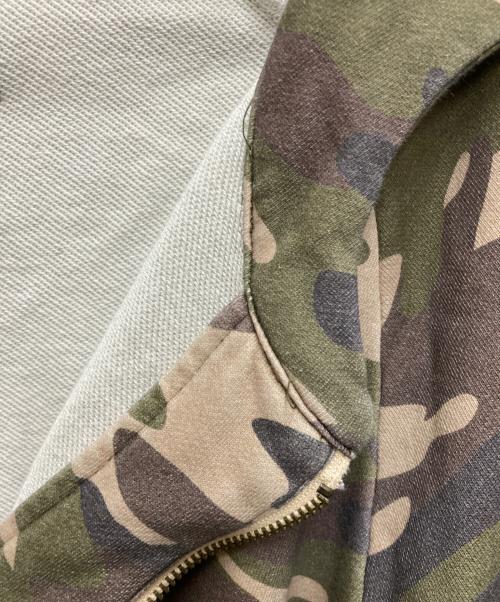 PRAYING（プレイング）PRAYING (プレイング) Shroud 迷彩 ジップフーディ カーキ サイズ:FREEの古着・服飾アイテム