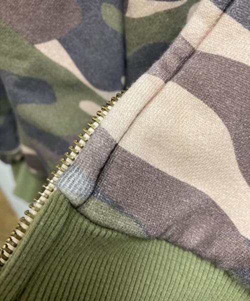 PRAYING（プレイング）PRAYING (プレイング) Shroud 迷彩 ジップフーディ カーキ サイズ:FREEの古着・服飾アイテム