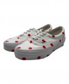 VANS×COMME des GARCONS GIRLヴァンズ×コムデギャルソンガール）の古着「Cherry dot スニーカー」｜ホワイト×レッド