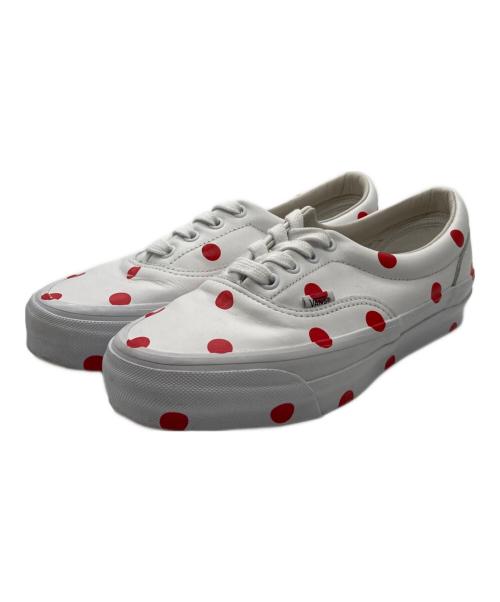 VANS（ヴァンズ）VANS (ヴァンズ) COMME des GARCONS GIRL (コムデギャルソンガール) Cherry dot スニーカー ホワイト×レッド サイズ:24cmの古着・服飾アイテム