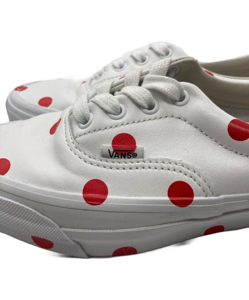 VANS（ヴァンズ）VANS (ヴァンズ) COMME des GARCONS GIRL (コムデギャルソンガール) Cherry dot スニーカー ホワイト×レッド サイズ:24cmの古着・服飾アイテム