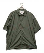 Danner×SHELTECH×ULTRA HEAVYダナー×シェルテック×ウルトラヘビー）の古着「PINS PT SNAP SHIRTS」｜グレー×グリーン