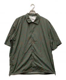 Danner×SHELTECH×ULTRA HEAVY（ダナー×シェルテック×ウルトラヘビー）の古着「PINS PT SNAP SHIRTS」｜グレー×グリーン