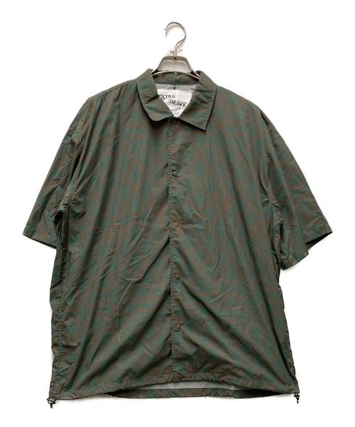 Danner（ダナー）Danner (ダナー) SHELTECH (シェルテック) ULTRA HEAVY (ウルトラヘビー) PINS PT SNAP SHIRTS グレー×グリーン サイズ:XLの古着・服飾アイテム