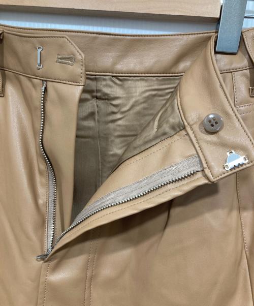 THE SHINZONE（ザ シンゾーン）THE SHINZONE (ザ シンゾーン) エコレザースカート ブラウン サイズ:34の古着・服飾アイテム