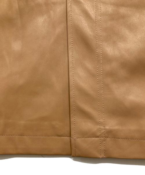 THE SHINZONE（ザ シンゾーン）THE SHINZONE (ザ シンゾーン) エコレザースカート ブラウン サイズ:34の古着・服飾アイテム