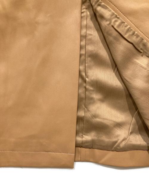 THE SHINZONE（ザ シンゾーン）THE SHINZONE (ザ シンゾーン) エコレザースカート ブラウン サイズ:34の古着・服飾アイテム