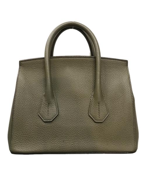 BALLY（バリー）BALLY (バリー) グレージュレザーバッグ グレーの古着・服飾アイテム