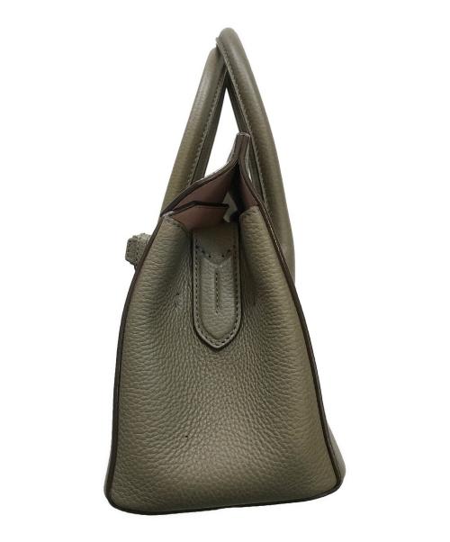 BALLY（バリー）BALLY (バリー) グレージュレザーバッグ グレーの古着・服飾アイテム