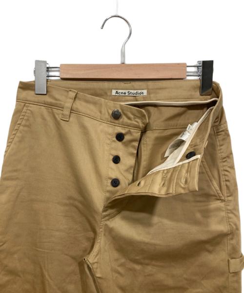 Acne studios（アクネ ストゥディオズ）Acne studios (アクネ ストゥディオズ) ペインターパンツ ベージュ サイズ:44の古着・服飾アイテム