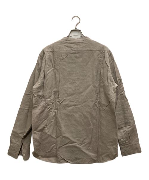 arts&crafts（アーツアンドクラフツ）ARTS&CRAFTS (アーツアンドクラフツ) リネン混バンドカラーシャツ ベージュ サイズ:Lの古着・服飾アイテム