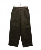 arts&craftsアーツアンドクラフツ）の古着「ヘンプ混パンツ」｜ブラウン
