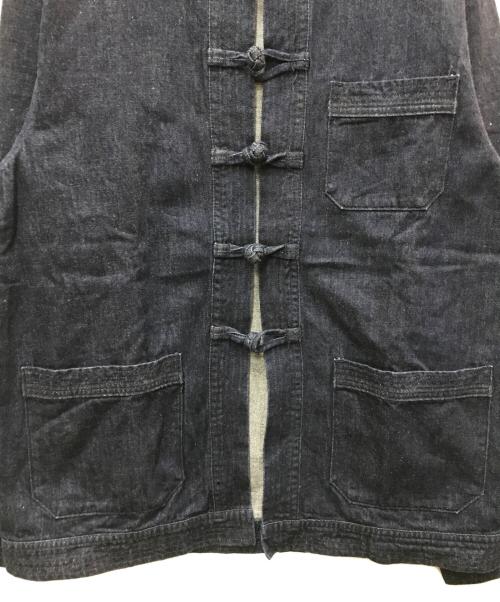 A.P.C.（アーペーセー）A.P.C. (アーペーセー) デニムチャイナジャケット ネイビー サイズ:Lの古着・服飾アイテム