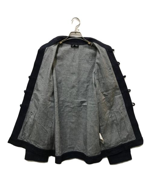 A.P.C.（アーペーセー）A.P.C. (アーペーセー) デニムチャイナジャケット ネイビー サイズ:Lの古着・服飾アイテム