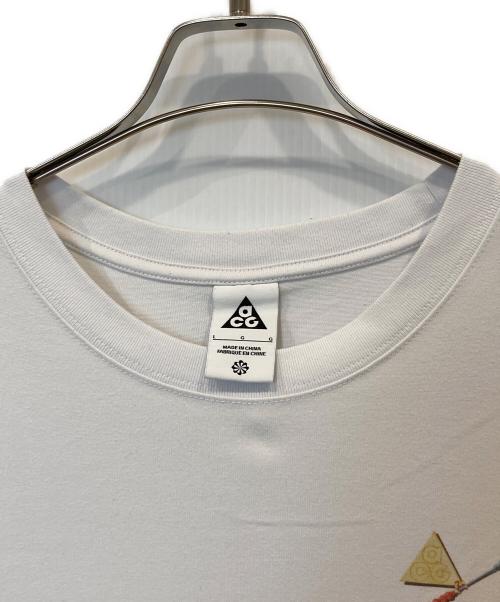 ACG（エーシージー）ACG (エーシージー) プリントカットソー ホワイト サイズ:Lの古着・服飾アイテム