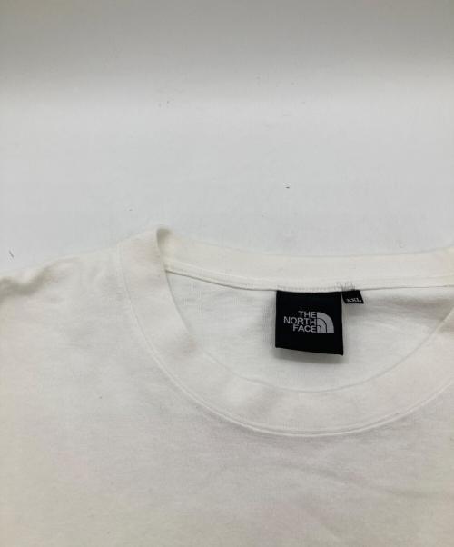 THE NORTH FACE（ザ ノース フェイス）THE NORTH FACE (ザ ノース フェイス) LOGO L/S TEE ロゴ・ロングスリーブ・ティー ホワイト サイズ:XXLの古着・服飾アイテム