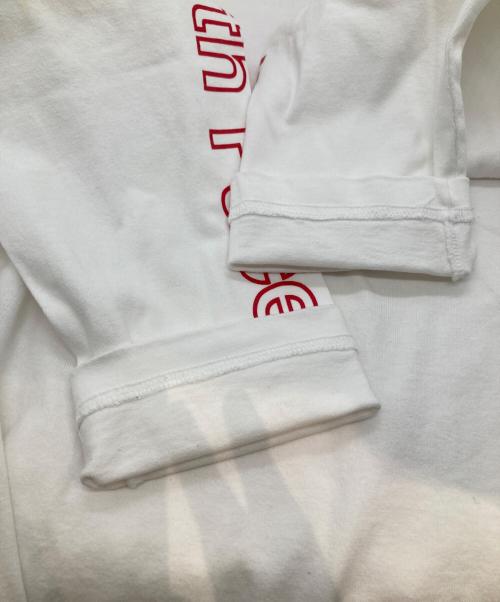 THE NORTH FACE（ザ ノース フェイス）THE NORTH FACE (ザ ノース フェイス) LOGO L/S TEE ロゴ・ロングスリーブ・ティー ホワイト サイズ:XXLの古着・服飾アイテム