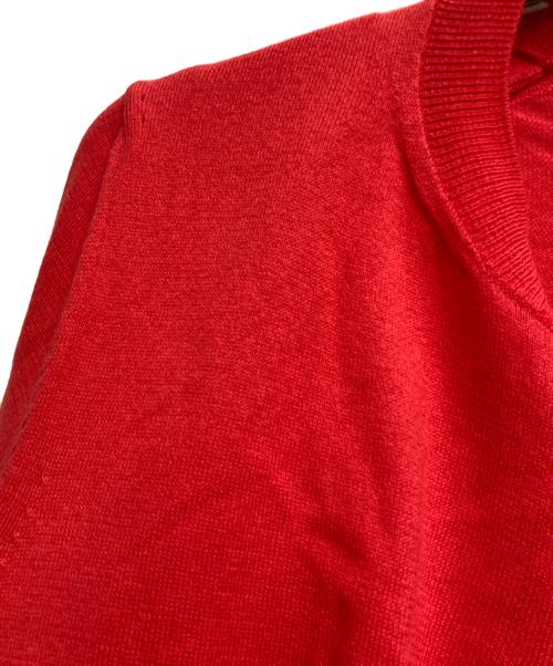COMME des GARCONS GIRL（コムデギャルソンガール）COMME des GARCONS GIRL (コムデギャルソンガール) クルーネックカーディガン レッド サイズ:Sの古着・服飾アイテム