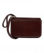 A.P.C.アーペーセー）の古着「ネックストラップポーチ」｜ブラウン