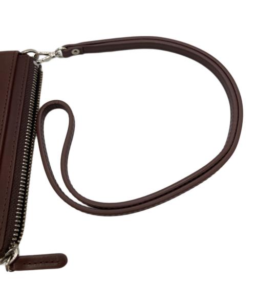 A.P.C.（アーペーセー）A.P.C. (アーペーセー) ネックストラップポーチ ブラウンの古着・服飾アイテム