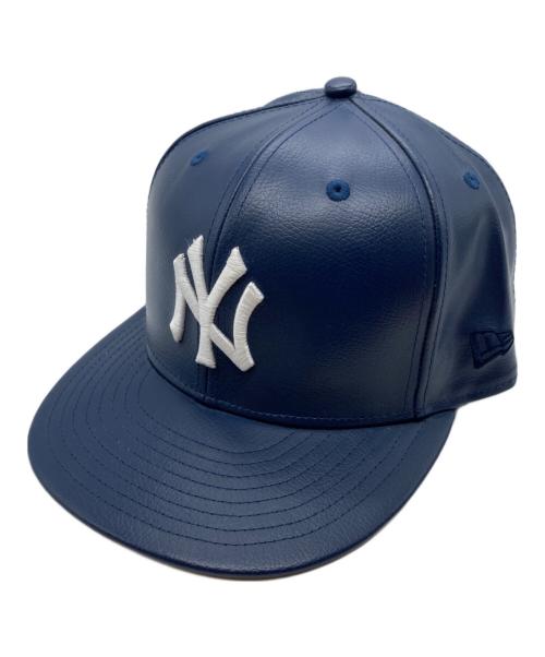 New Era（ニューエラ）New Era (ニューエラ) エコレザーキャップ ネイビーの古着・服飾アイテム