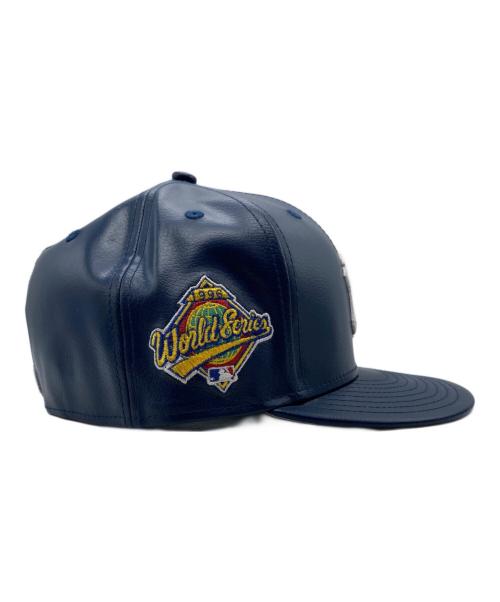 New Era（ニューエラ）New Era (ニューエラ) エコレザーキャップ ネイビーの古着・服飾アイテム