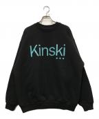 GDC×KJジーディーシー）の古着「kinski live forever crew sweat」｜ブラック