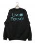 GDC (ジーディーシー) KJ kinski live forever crew sweat ブラック サイズ:XL：15000円